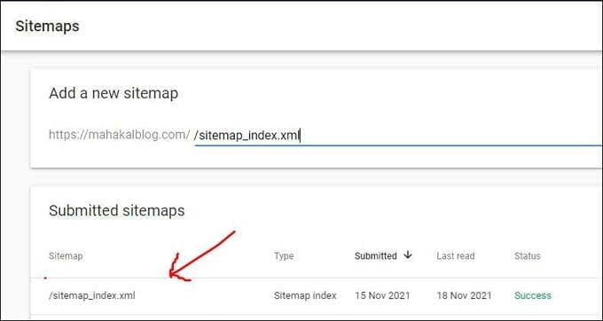 Google Search Console Sitemap Process
