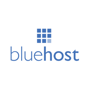 Bluehost web hosting company logo