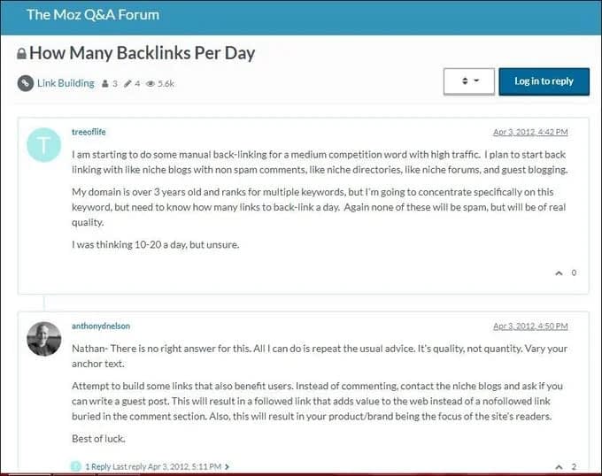 How Many Backlinks Per Day Is Safe Moz Community forum. 