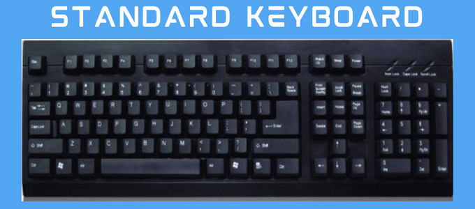 What is standard keyboard?