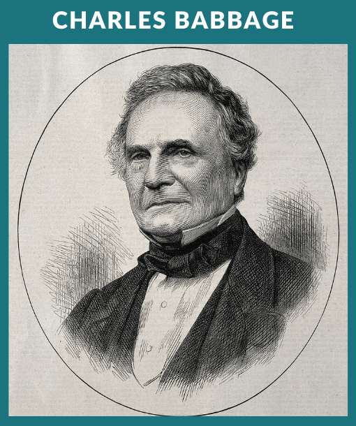 Charles Babbage, founder of the computer. 