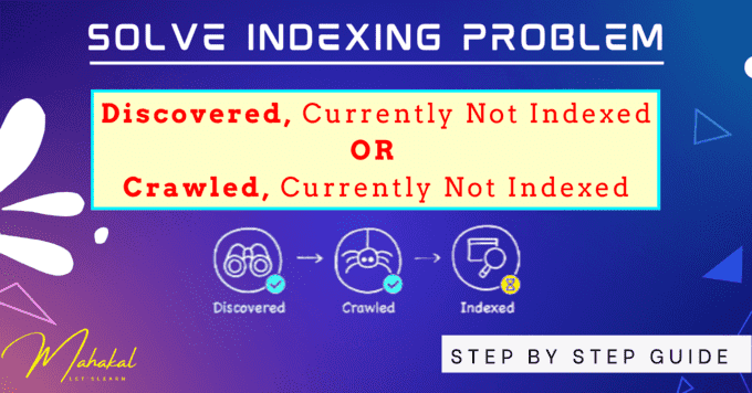 crawled currently not indexed and discovered currently note indexed error fix