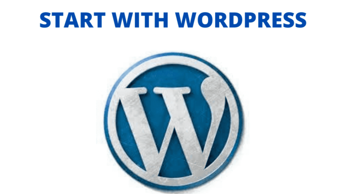 Wordpress Icon and Logo Start with WordPress