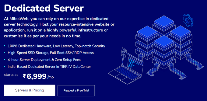 Bare metal server Milesweb