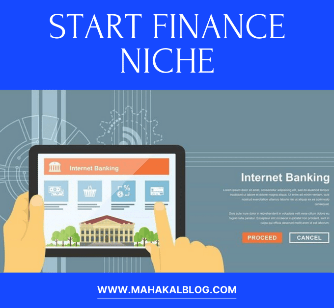 Start a Finance Niche Blog. Internet Banking Image 